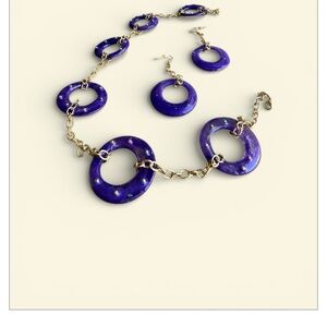 Wizardly Purple Jewelry Set